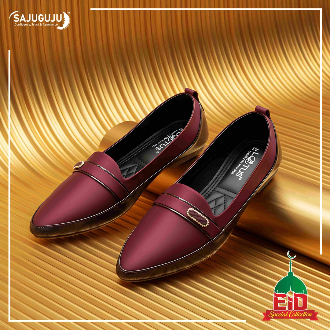 Lotus Maroon Loafers। 36-41