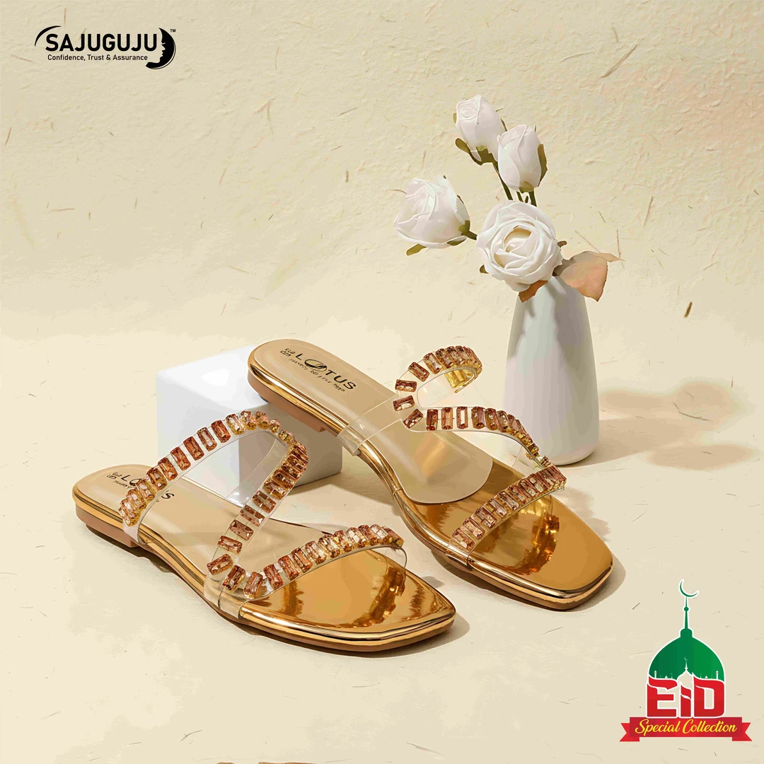 Lotus Radiant Gold Slides । 36-41