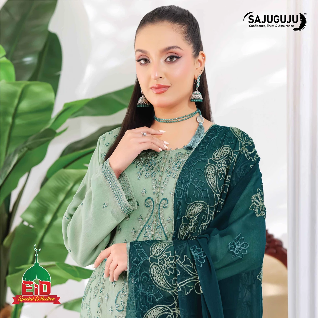 Manisha luxury । Sea Green