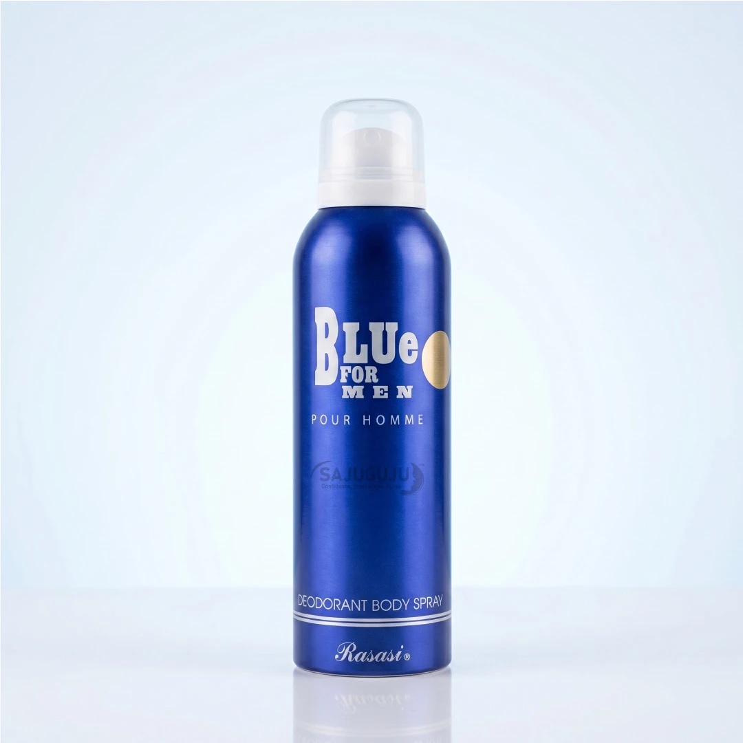 Rasasi Blue For Men Deodorant Body Spray - দীর্ঘস্থায়ী সুরক্ষার প্রিমিয়াম মেনস বডি স্প্রে
