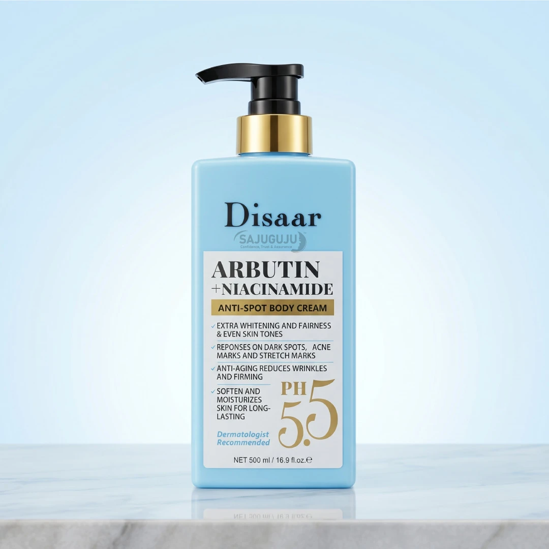 DDisaar Arbutin + Niacinamide Anti-Spot Body Cream - এক্সট্রা হোয়াইটেনিং, অ্যান্টি-এজিং এবং দাগহীন উজ্জ্বল ত্বকের প্রফেশনাল বডি ক্রিম