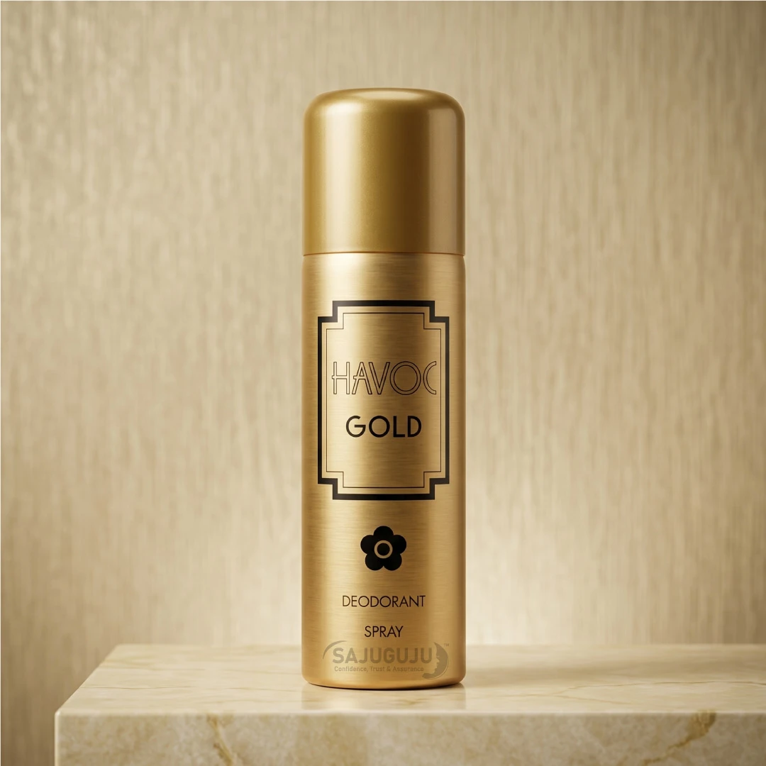 Havoc Gold Deodorant Spray - আভিজাত্য ও দীর্ঘস্থায়ী সুরক্ষার ক্লাসিক বডি স্প্রে