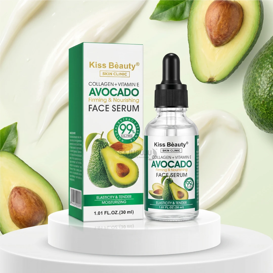 Kiss Beauty Collagen + Vitamin E Avocado Firming & Nourishing Face Serum - ত্বক টানটান করার এবং গভীর পুষ্টির প্রিমিয়াম ফেস সিরাম