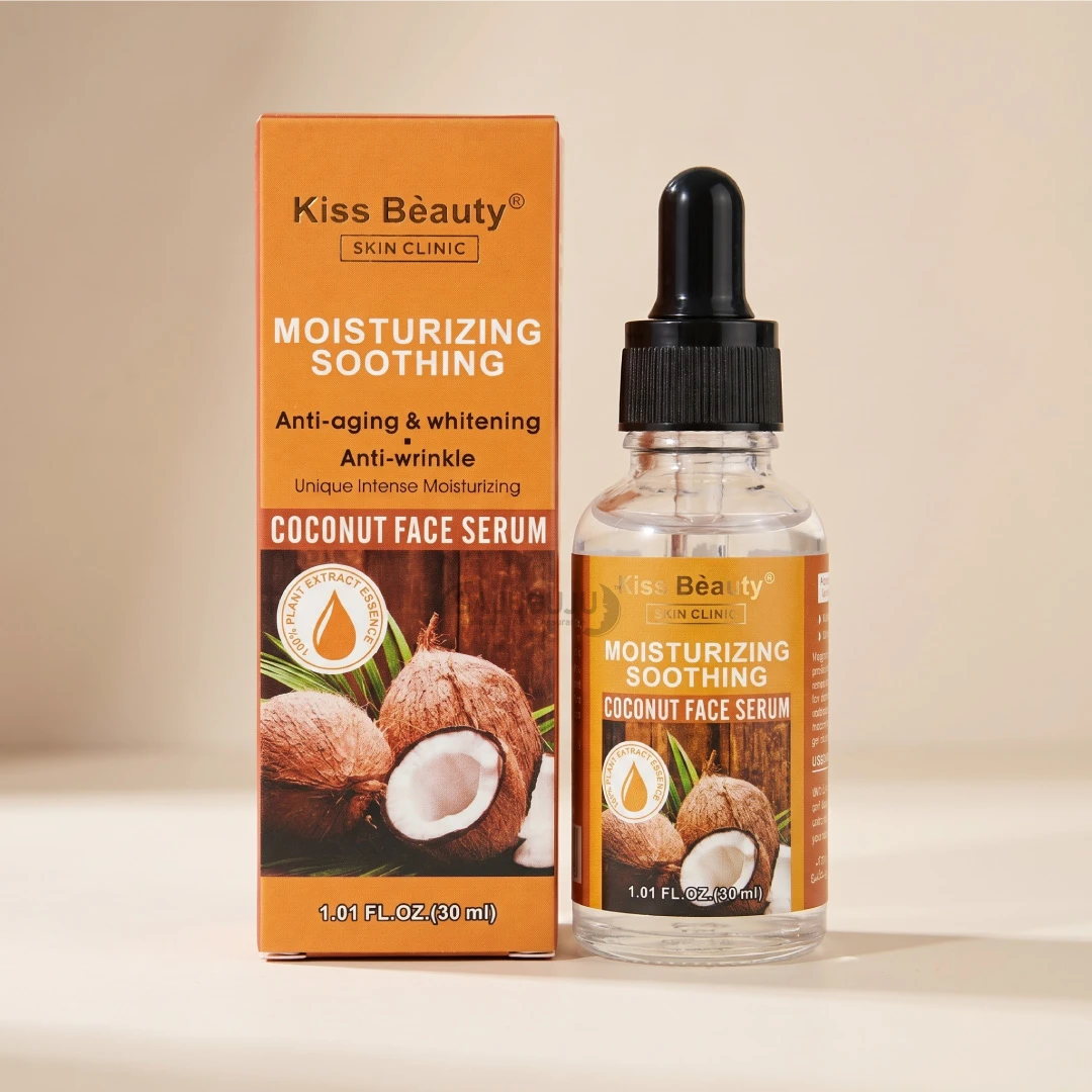 Kiss Beauty Coconut Face Serum - ত্বক গভীর থেকে ময়েশ্চারাইজ ও সতেজ করার প্রিমিয়াম অ্যান্টি-এজিং সিরাম