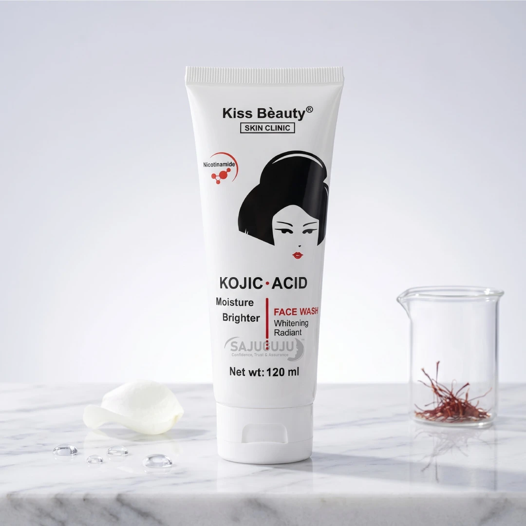Kiss Beauty Kojic Acid Face Wash - ডার্ক স্পট দূর করে উজ্জ্বল ও মসৃণ ত্বক পাওয়ার প্রফেশনাল ফেসওয়াশ