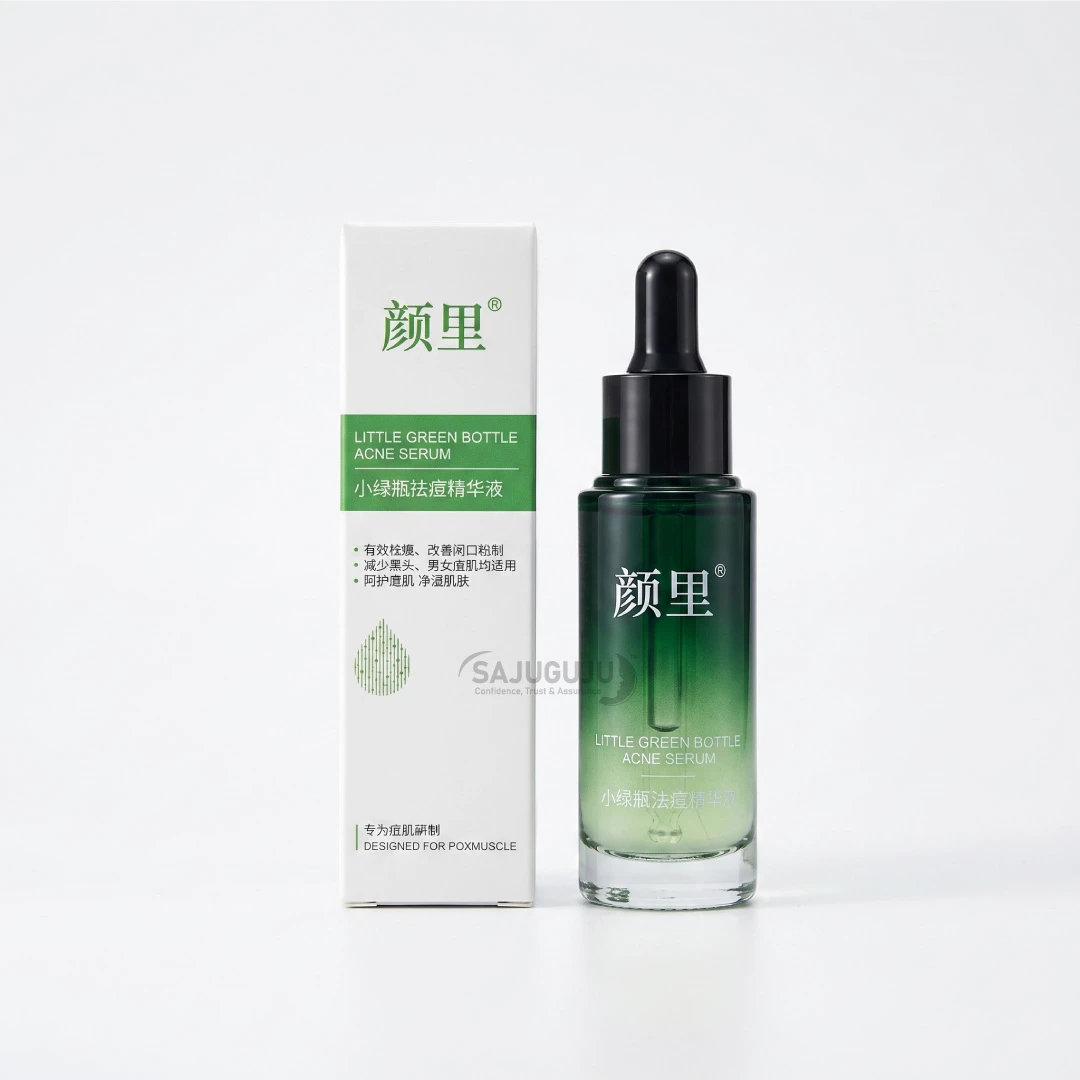Little Green Bottle Acne Serum - ব্রণ প্রতিরোধ, অয়েল কন্ট্রোল এবং গভীর পুষ্টির প্রফেশনাল অ্যাকনে সিরাম