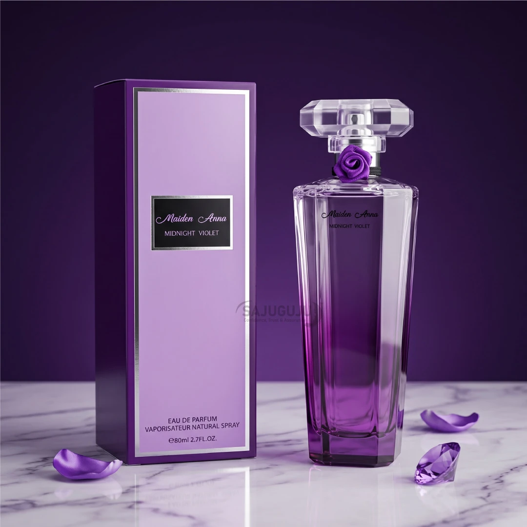 Maiden Anna Midnight Violet Eau de Parfum - আভিজাত্য ও রহস্যময় সুবাসের প্রিমিয়াম উইমেনস পারফিউম (80ml)