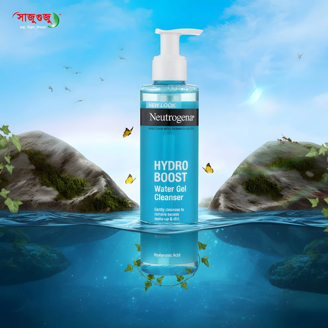 Neutrogena Hydro Boost Water Gel Cleanser: With  Hyaluronic Acid, Gently Cleanses & Hydrates Dry  Skin!