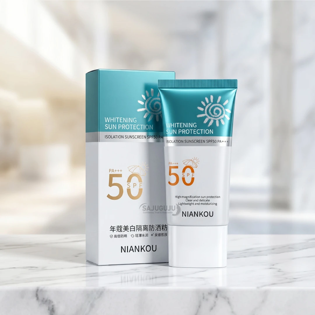 NIANKOU Whitening Sun Protection - SPF 50 PA+++ আইসোলেশন সানস্ক্রিন এবং লাইটওয়েট ময়েশ্চারাইজিং ফর্মুলা