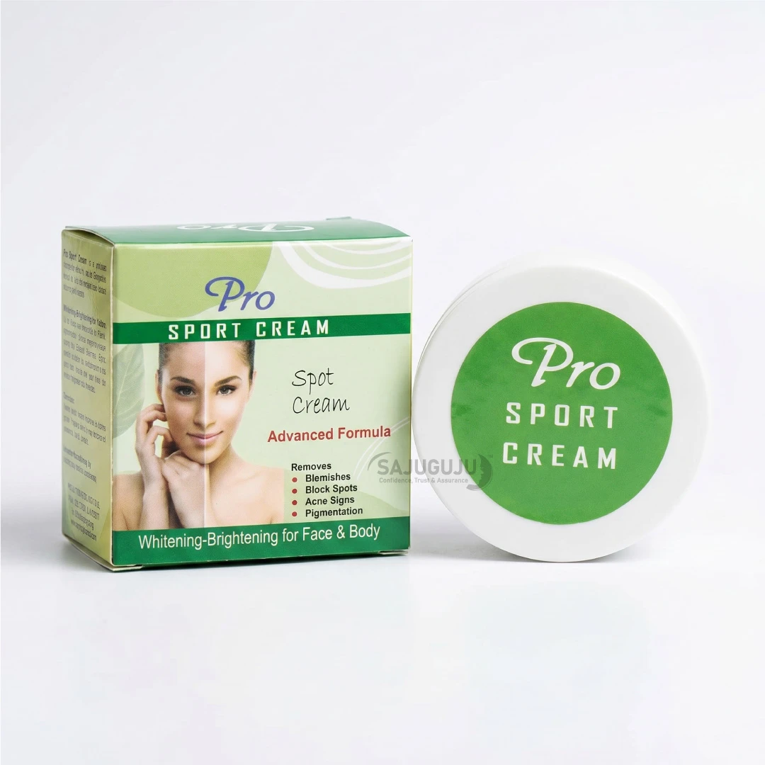 Pro Sport Spot Cream - মুখ ও শরীরের কালচে দাগ দূর করে উজ্জ্বলতা বৃদ্ধির অ্যাডভান্সড ফর্মুলা