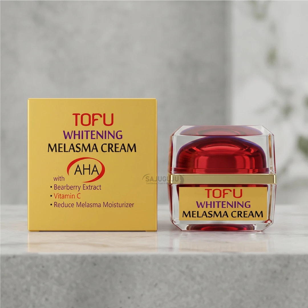 TOFU Whitening Melasma Cream - মেছতা ও কালচে দাগ দূর করে ত্বক ফর্সা করার প্রিমিয়াম ক্রিম (with AHA & Vitamin C)