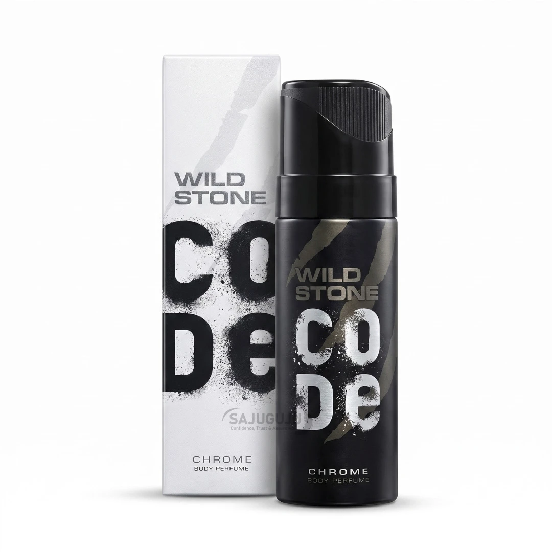 Wild Stone Code Chrome Body Perfume - রিফ্রেশিং ও দীর্ঘস্থায়ী সুবাসের প্রিমিয়াম মেনস বডি পারফিউম