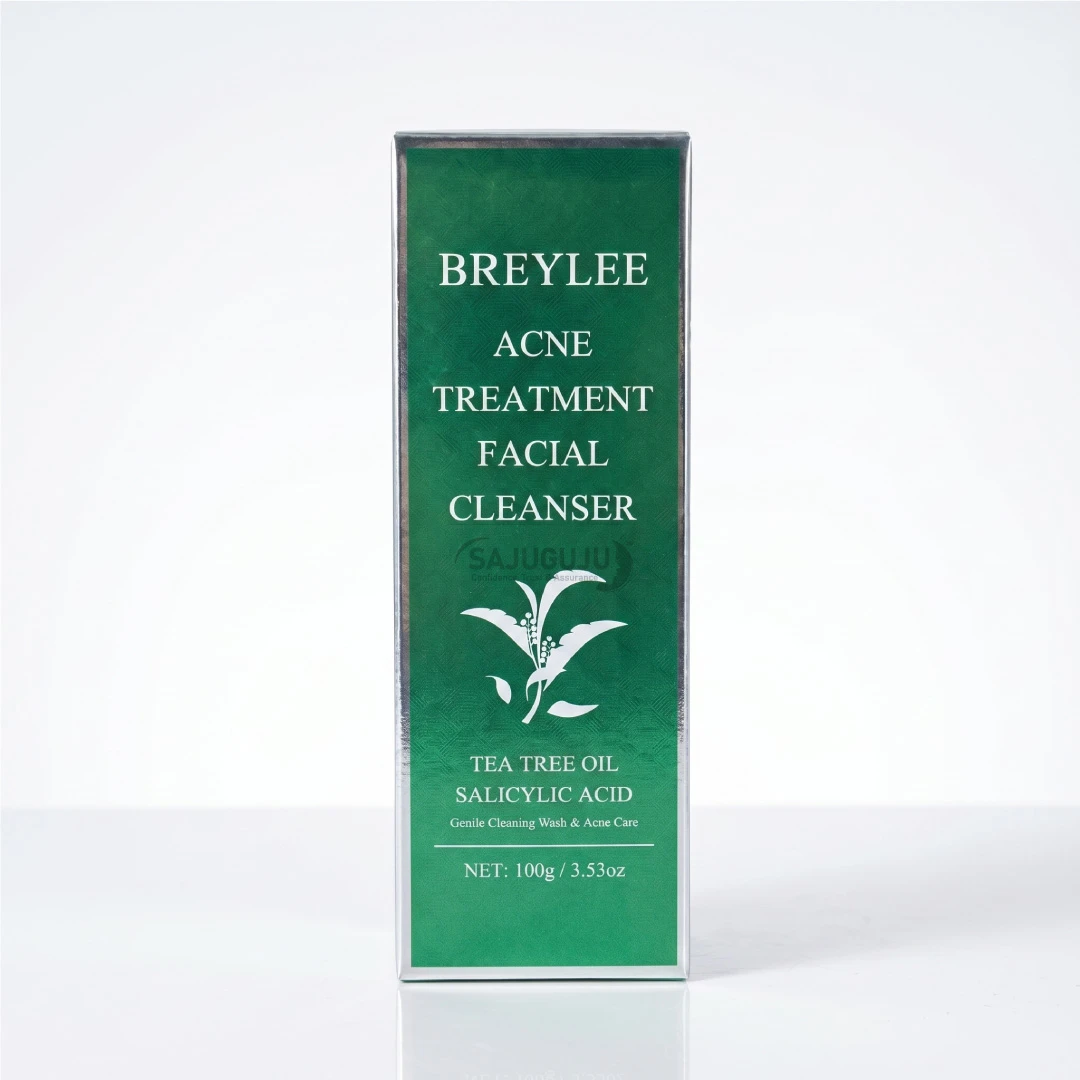BREYLEE Acne Treatment Facial Cleanser - টি-ট্রি অয়েল ও স্যালিসিলিক এসিডের গুণে ব্রণ ও ব্রণের দাগ দূর করার স্পেশাল ফেসওয়াশ (100g)