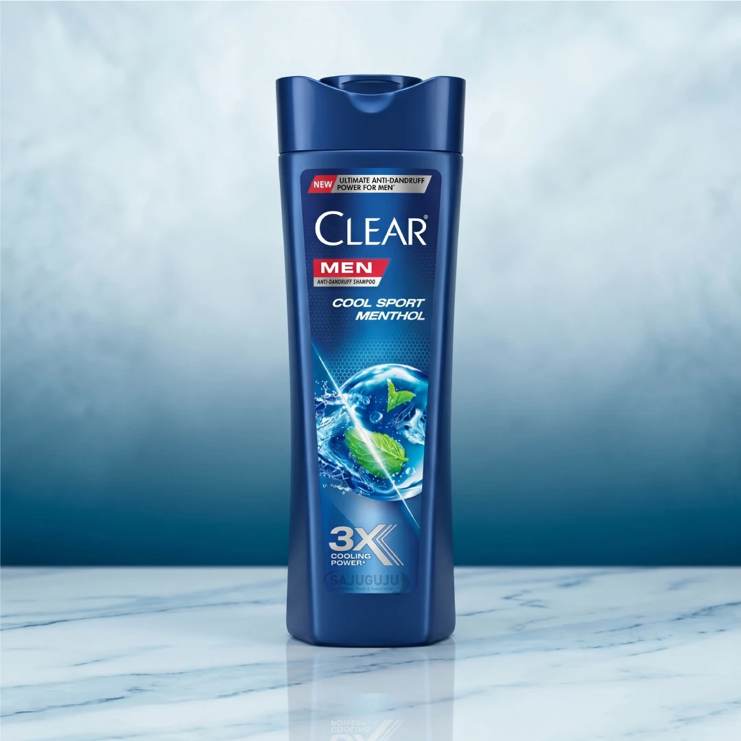 CLEAR Men Cool Sport Menthol Anti-Dandruff Shampoo - ৩X কুলিং পাওয়ার ও মিন্ট সতেজতায় পুরুষদের খুশকি দূর করার স্পেশাল শ্যাম্পু
