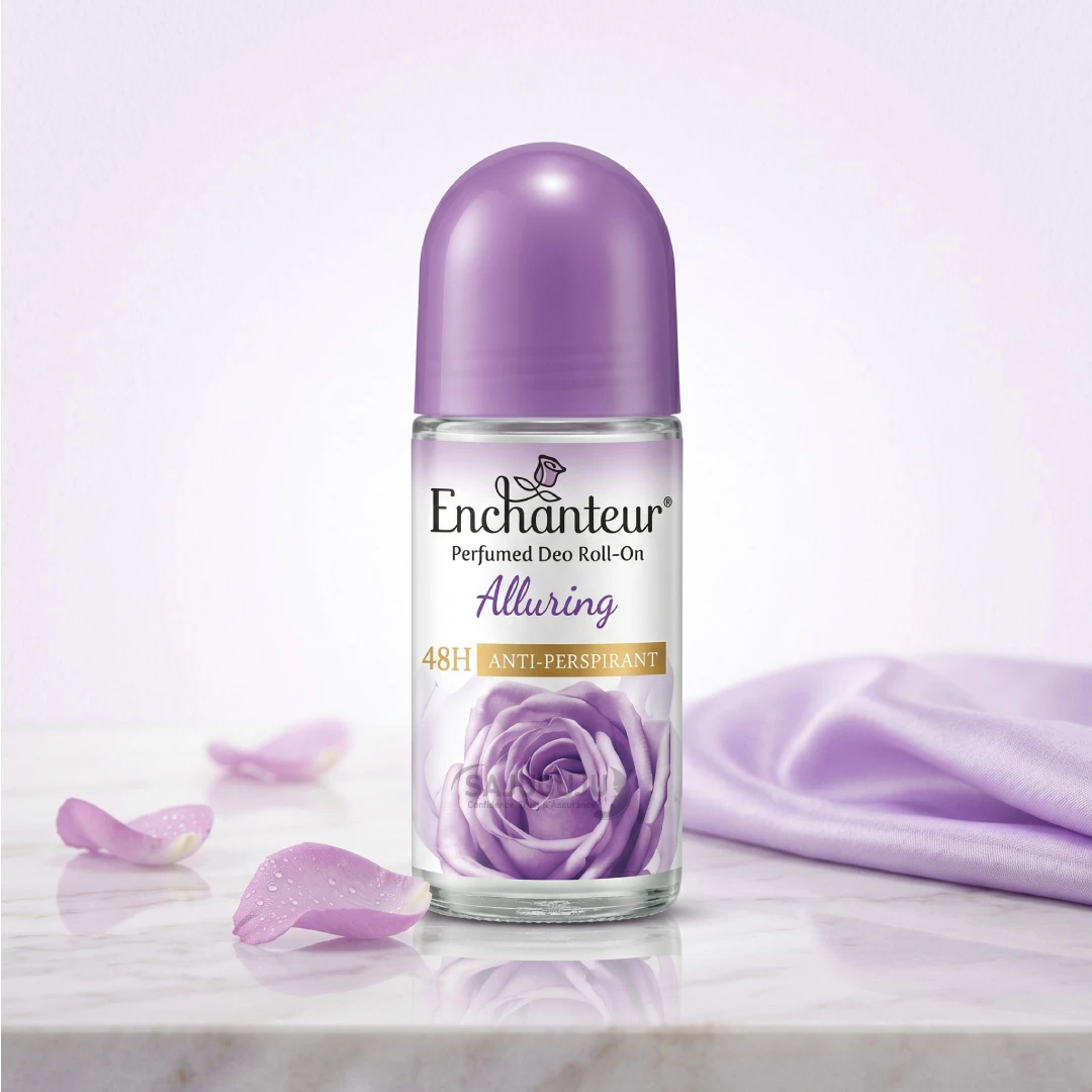 Enchanteur Alluring Perfumed Deo Roll-On - ৪৮ ঘণ্টা সুরক্ষা ও আকর্ষণীয় ফ্লোরাল সুবাসের অ্যান্টিপারসপিরেন্ট