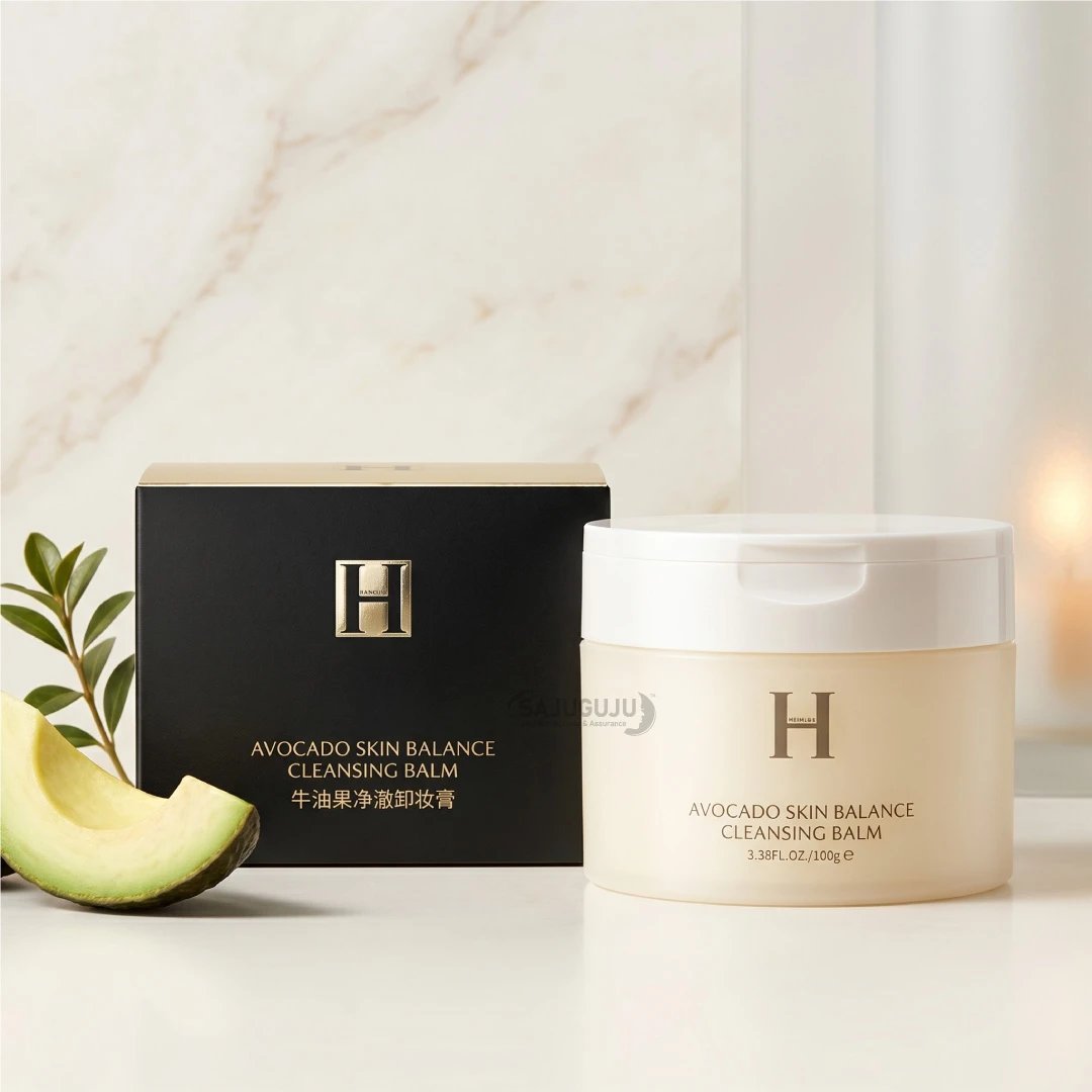 Henlics Avocado Skin Balance Cleansing Balm - ডিপ ক্লিঞ্জিং ও মেকআপ রিমুভারের জন্য প্রিমিয়াম ব্যালেন্সিং বাম (100g)