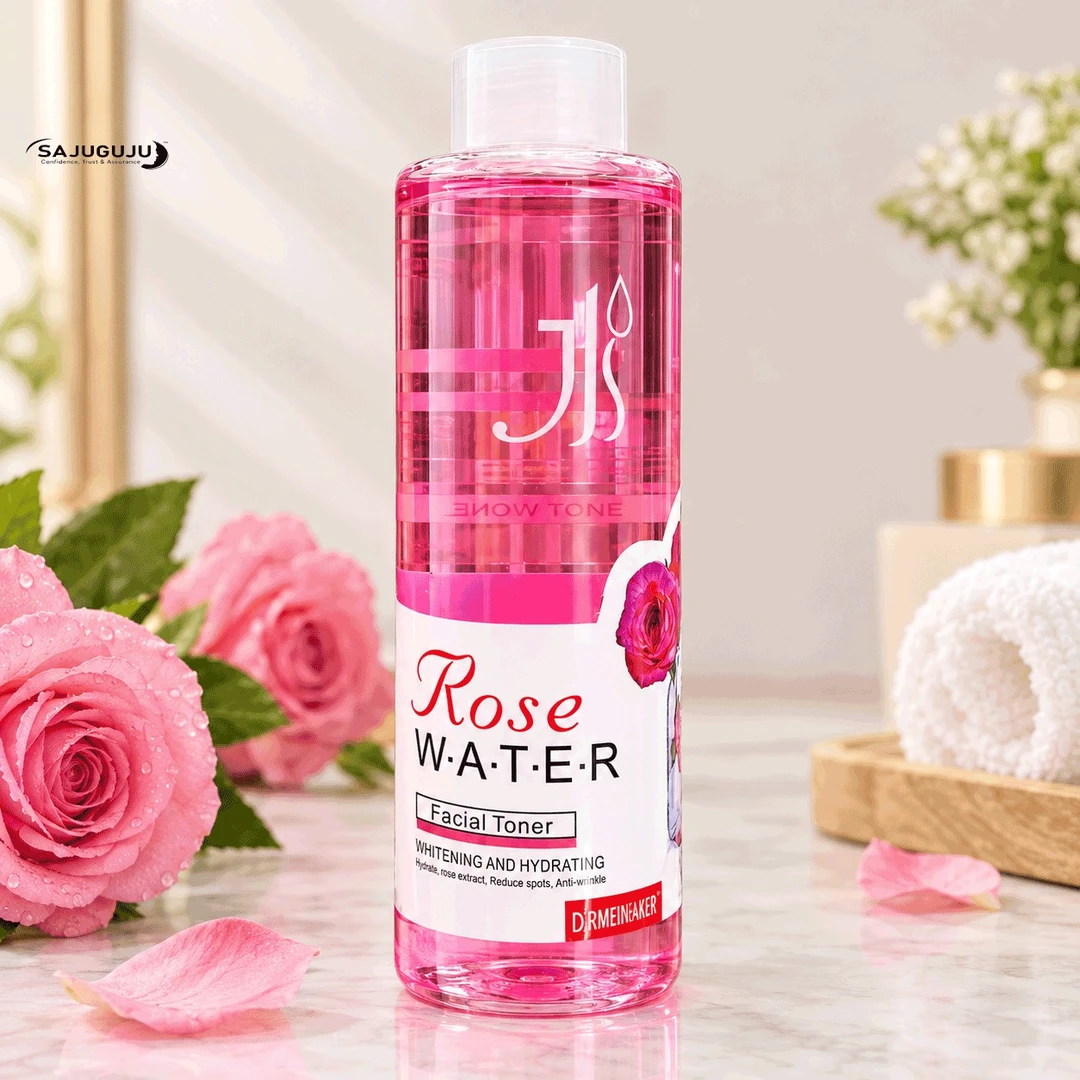 Rose Water Facial Toner Whitening And Hydrating natural rose extract, reduce sports, Anti-wrinkle