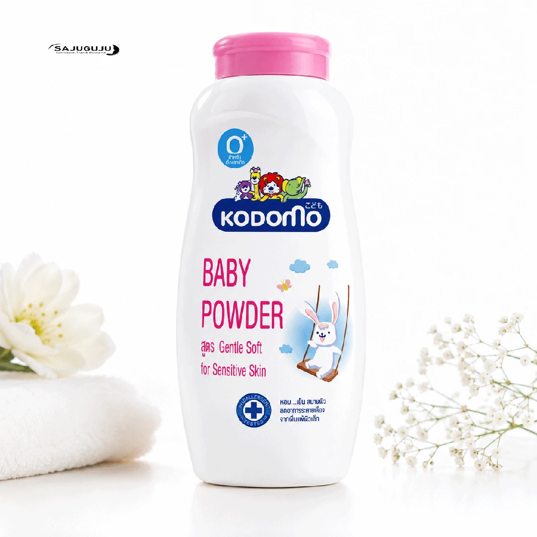 Kodomo Baby Powder Gentle Soft For Sensitive Skin