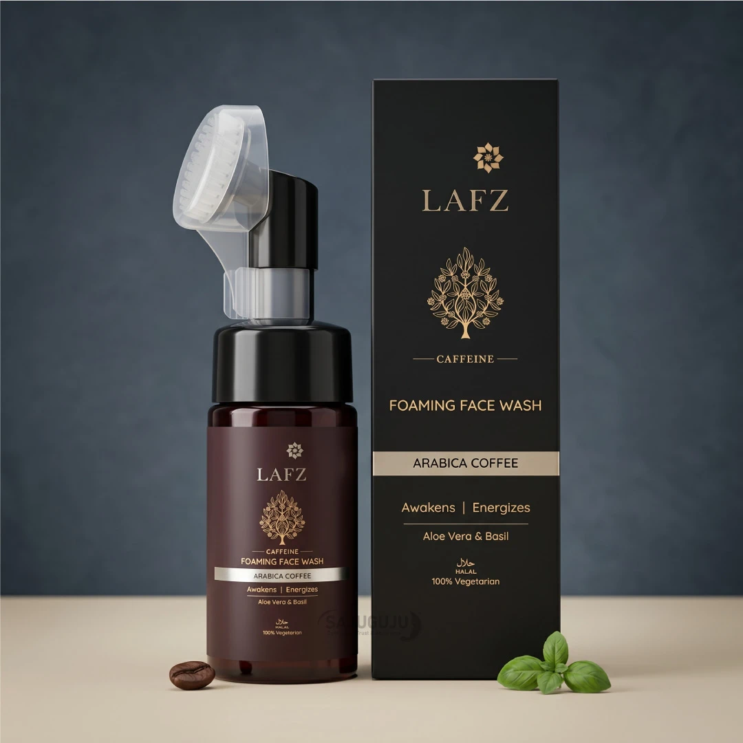 LAFZ Caffeine Foaming Face Wash - এরাবিকা কফির গুণে ত্বকের ক্লান্তি ও নিস্তেজ ভাব দূর করে এনার্জি ফিরিয়ে আনার হালাল ফেসওয়াশ