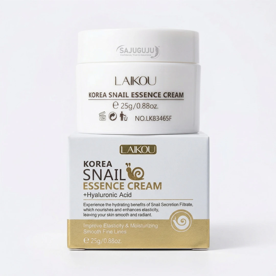 LAIKOU Korea Snail Essence Cream: Advanced Hydration & Skin Elasticity Recovery