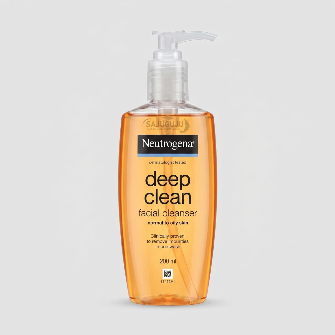 Neutrogena Deep Clean Facial Cleanser - এক ওয়াশেই ত্বকের গভীর থেকে ময়লা ও অতিরিক্ত তেল দূর করতে ক্লিনিক্যালি প্রমাণিত ফেসওয়াশ (200ml)