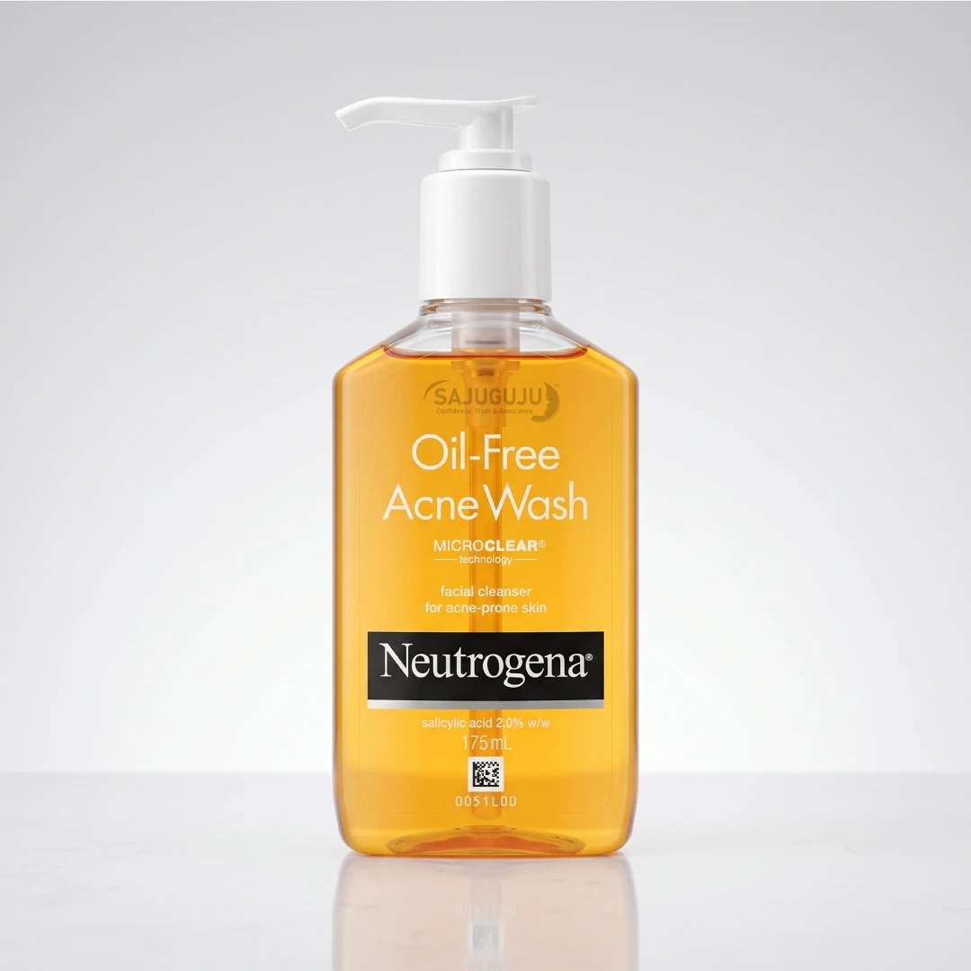 Neutrogena Oil-Free Acne Wash - ২.০% স্যালিসিলিক এসিড ও মাইক্রোক্লিয়ার টেকনোলজিসমৃদ্ধ ব্রণ দূর করার বিশ্ববিখ্যাত ক্লিঞ্জার (175ml)