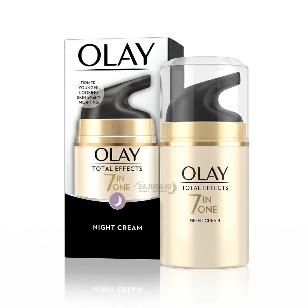OLAY Total Effects 7 IN ONE Night Cream - তারুণ্যদীপ্ত ও টানটান ত্বকের জন্য অ্যান্টি-এজিং নাইট ক্রিম