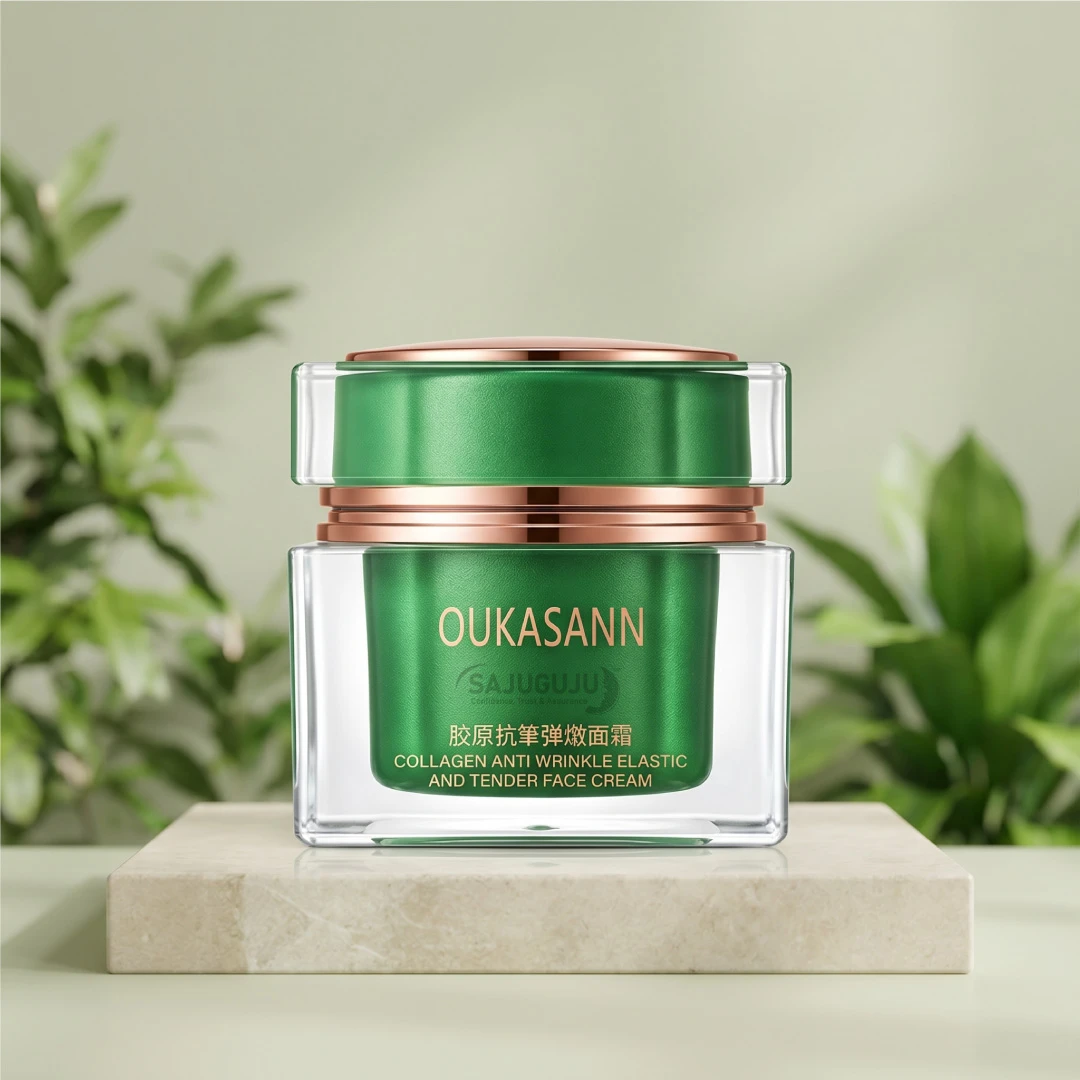 OOUKASANN Collagen Anti Wrinkle Elastic and Tender Face Cream - বলিরেখা দূর করে ত্বককে টানটান ও মসৃণ করার প্রিমিয়াম অ্যান্টি-এজিং ক্রিম