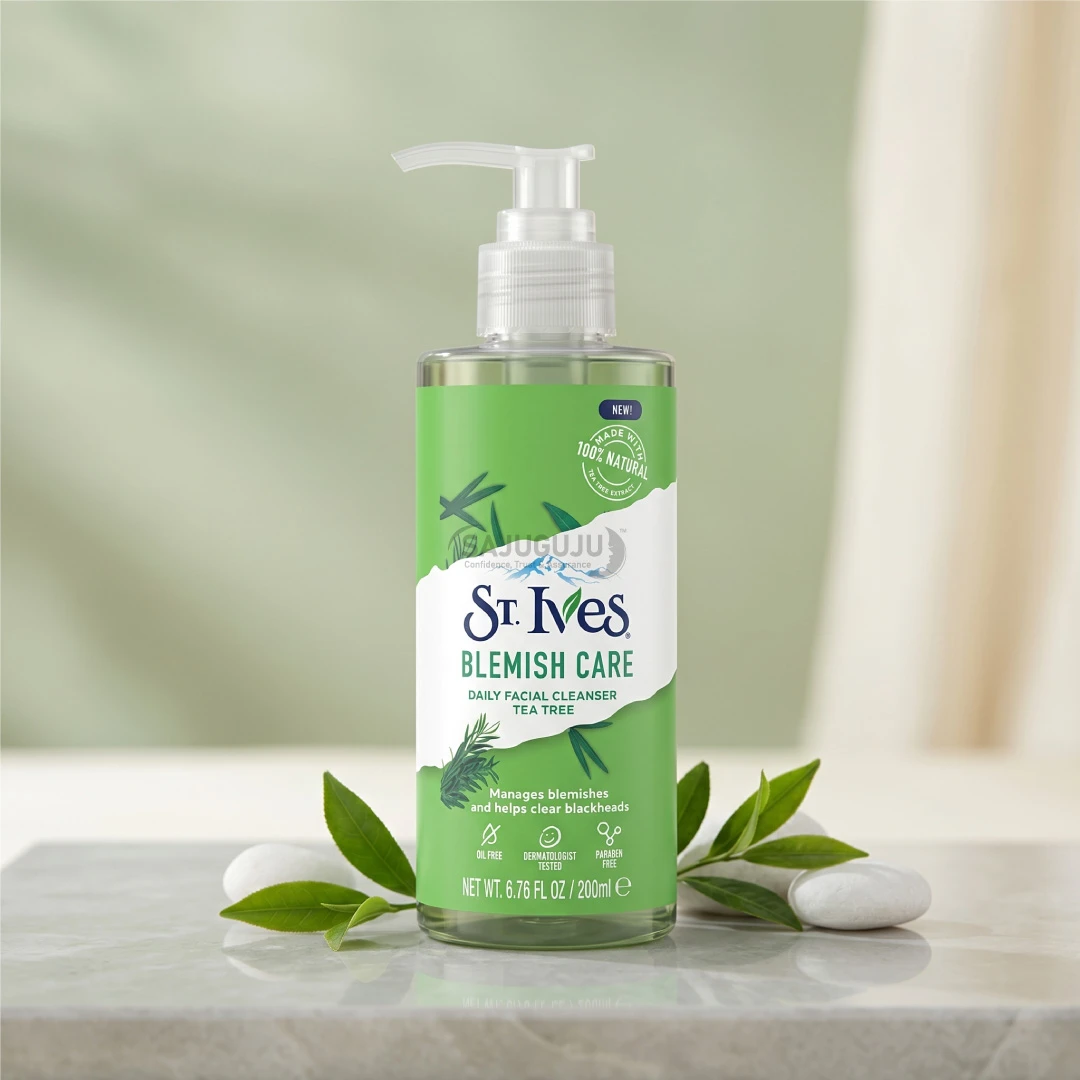 St. Ives Blemish Care Daily Facial Cleanser Tea Tree - ব্রণ ও ব্ল্যাকহেডস দূর করে ত্বক পরিষ্কার রাখার কার্যকরী ফেসওয়াশ (200ml)