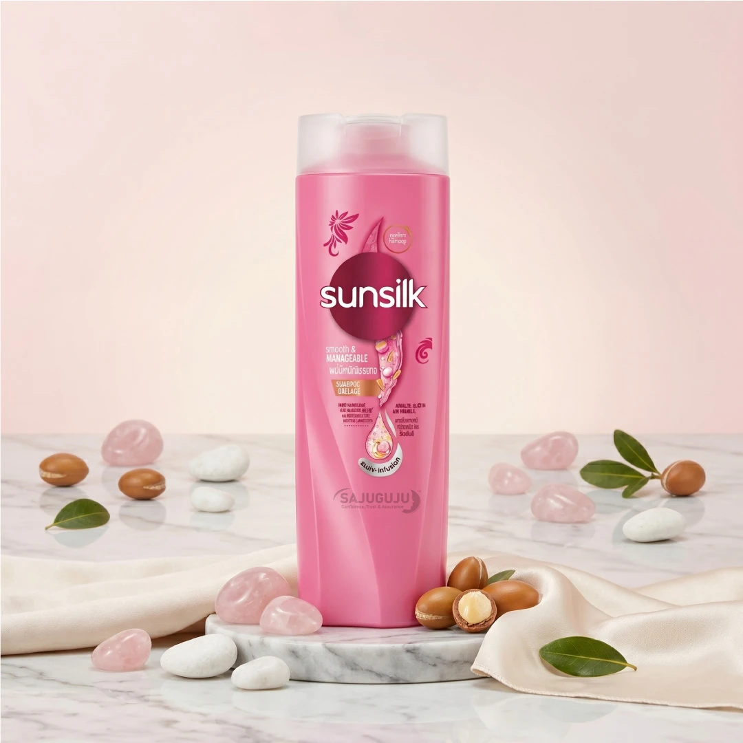 Sunsilk Smooth & Manageable Shampoo - একটিভ-ইনফিউশন ফর্মুলায় চুলকে সারাদিন সিল্কি, সুগন্ধিমুক্ত ও সহজে নিয়ন্ত্রণে রাখার শ্যাম্পু