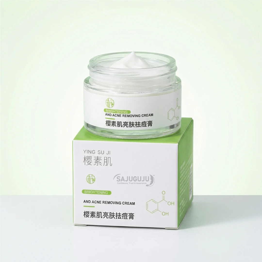 YING SU JI Brightening and Acne Removing Cream: Clear Skin Therapy for Acne-Free Radiance